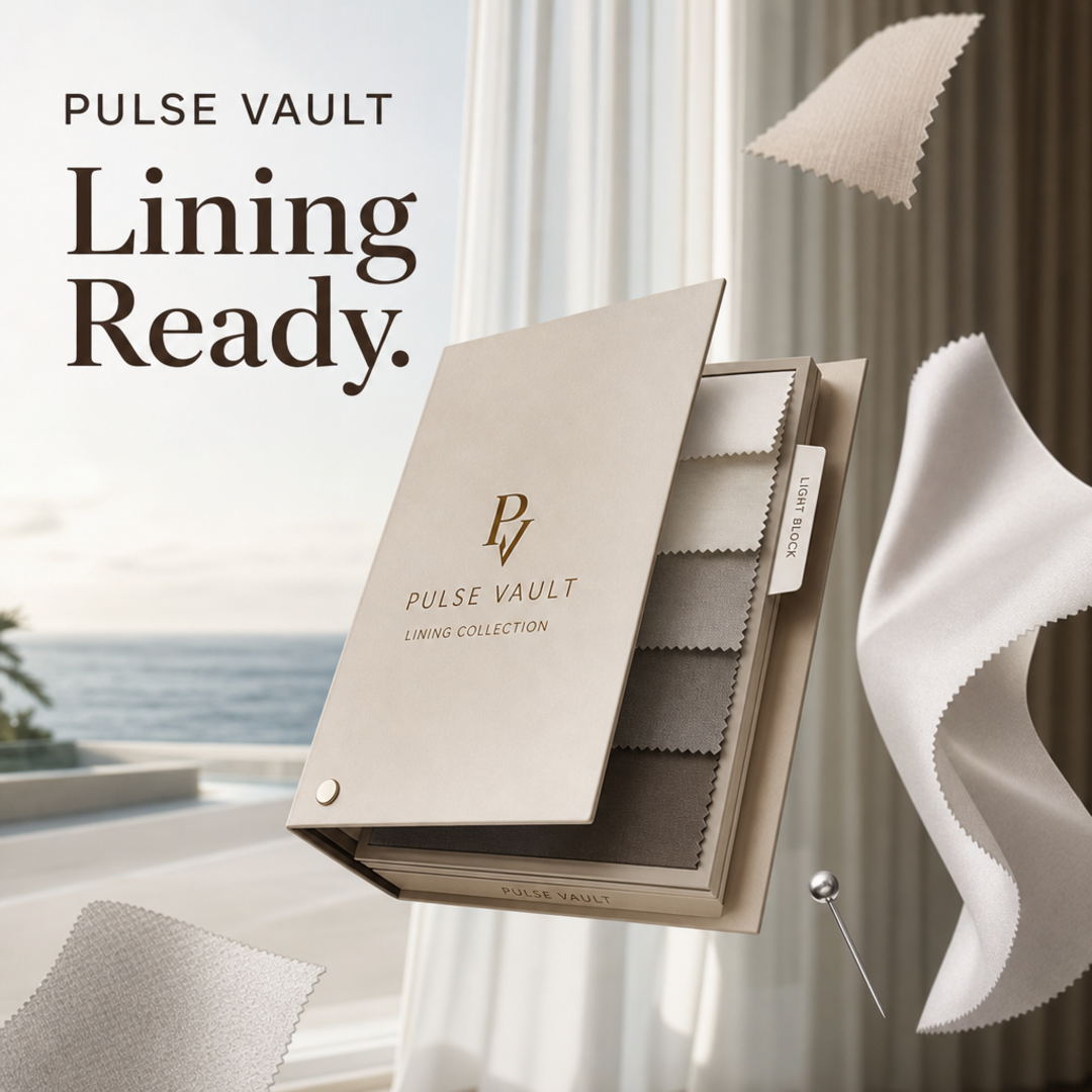 Pulse Vault Curtain Lining Sample Folder