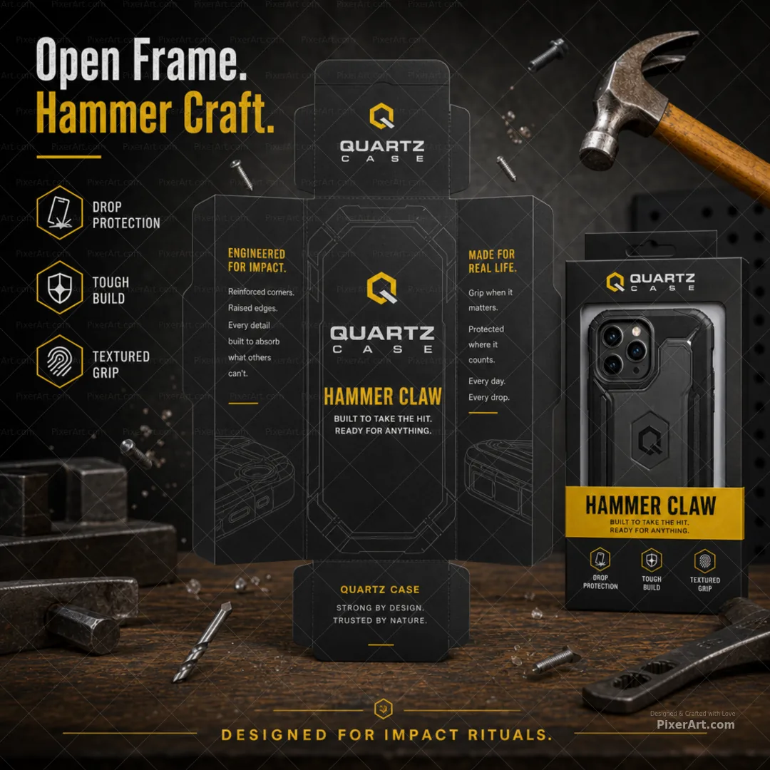 Open frame mockup