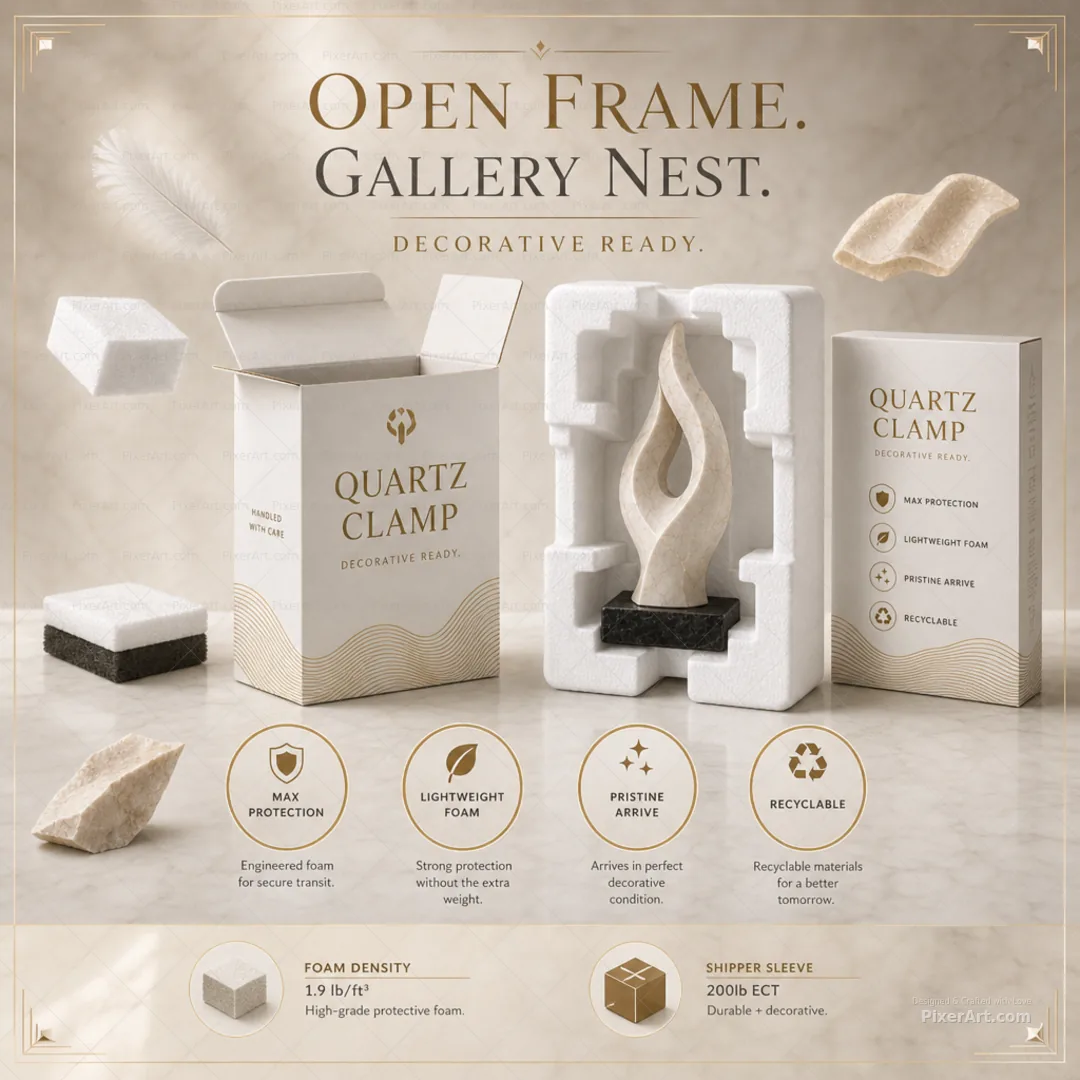 Open frame mockup