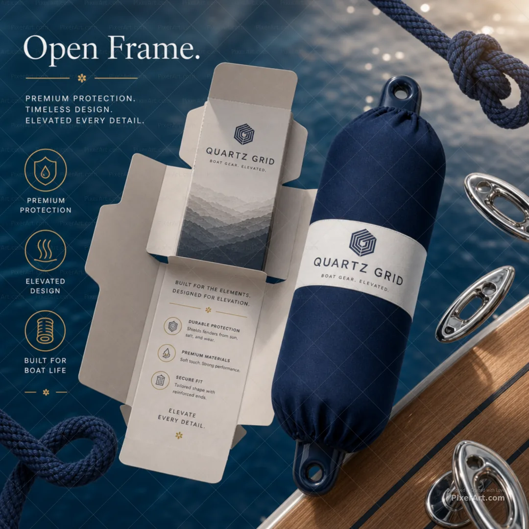 Open frame mockup
