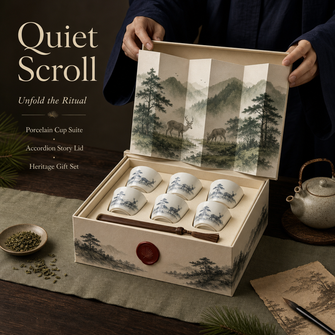 Quiet Scroll Tea Ceremony Gift Set
