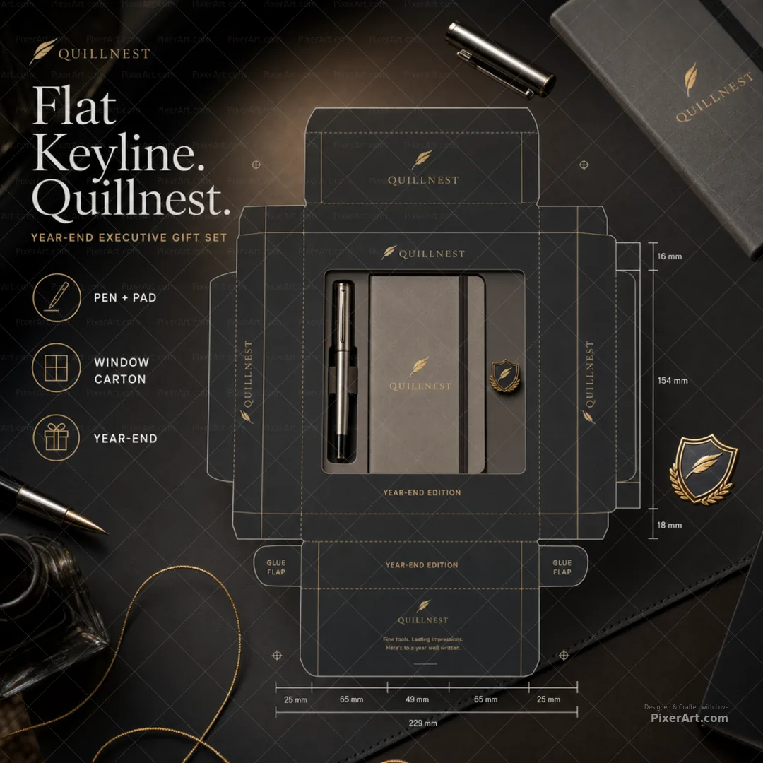 Quillnest Year-End Executive Gift Set