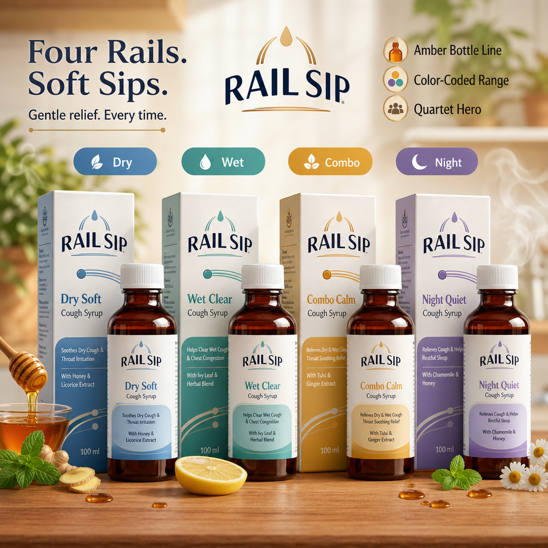Rail Sip Cough Syrup Quartet
