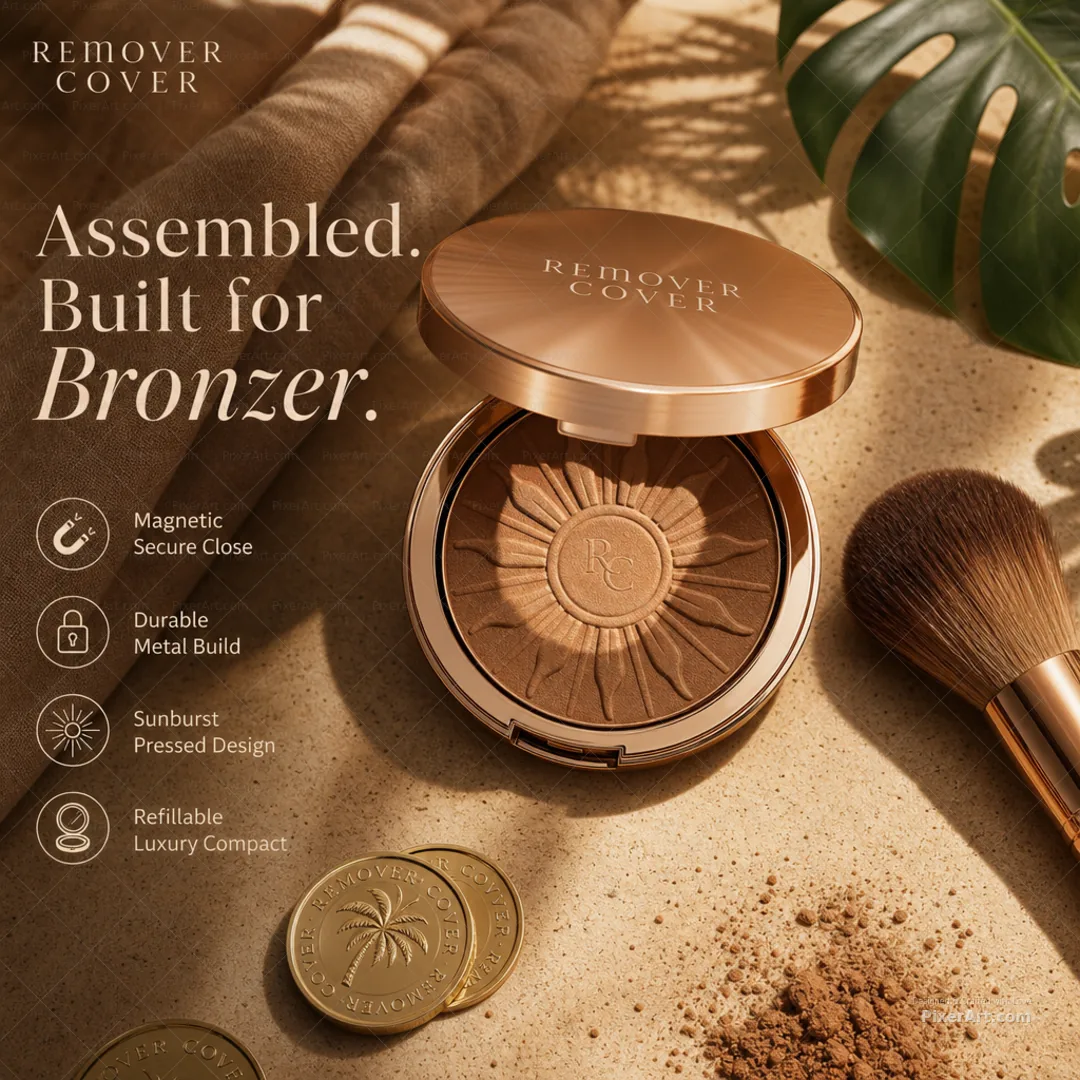 Remover Cover Bronzer compact