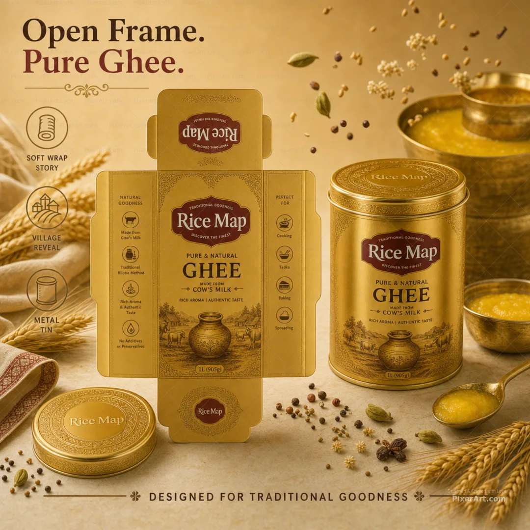 Open frame mockup