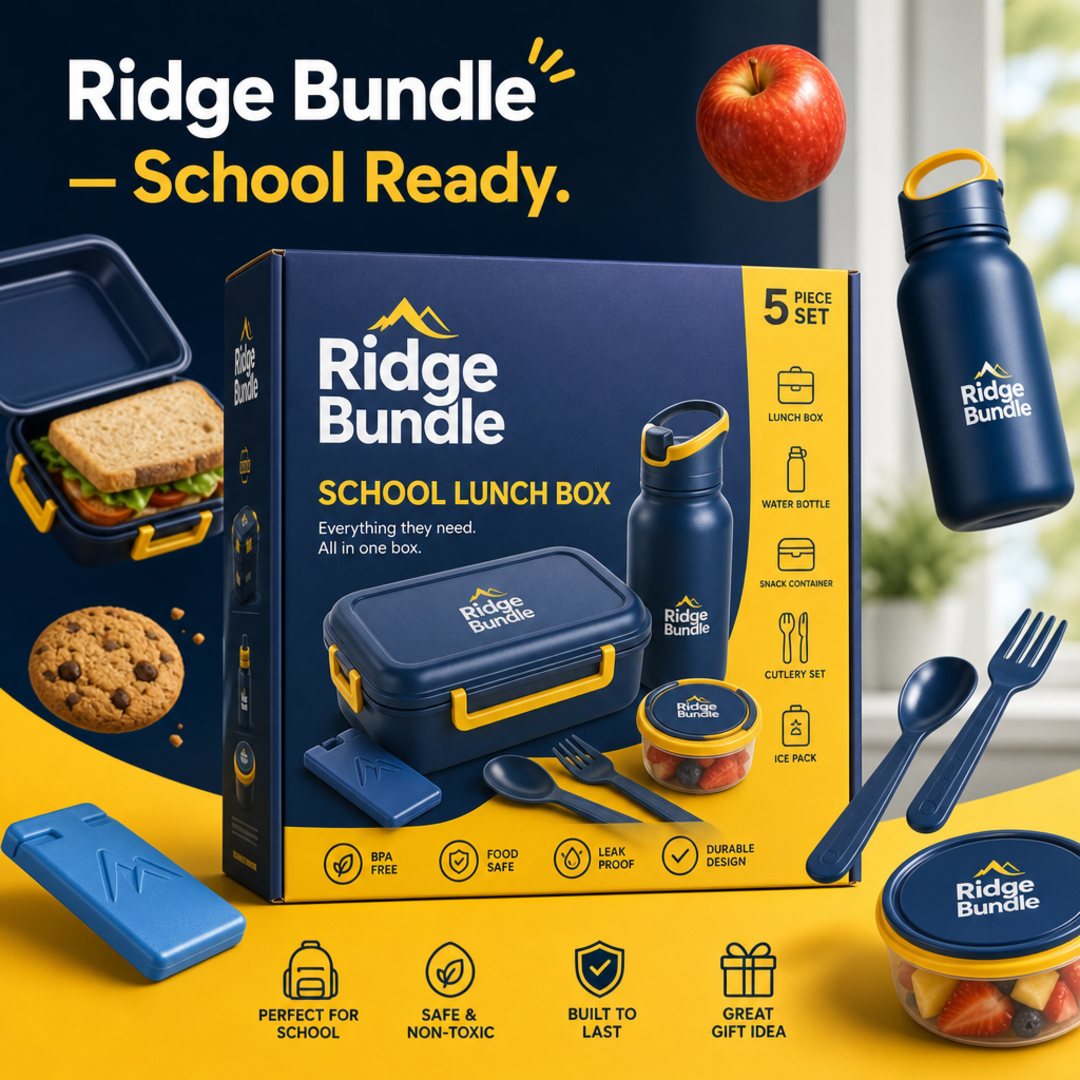 Ridge Bundle School Lunch Box Retail Carton