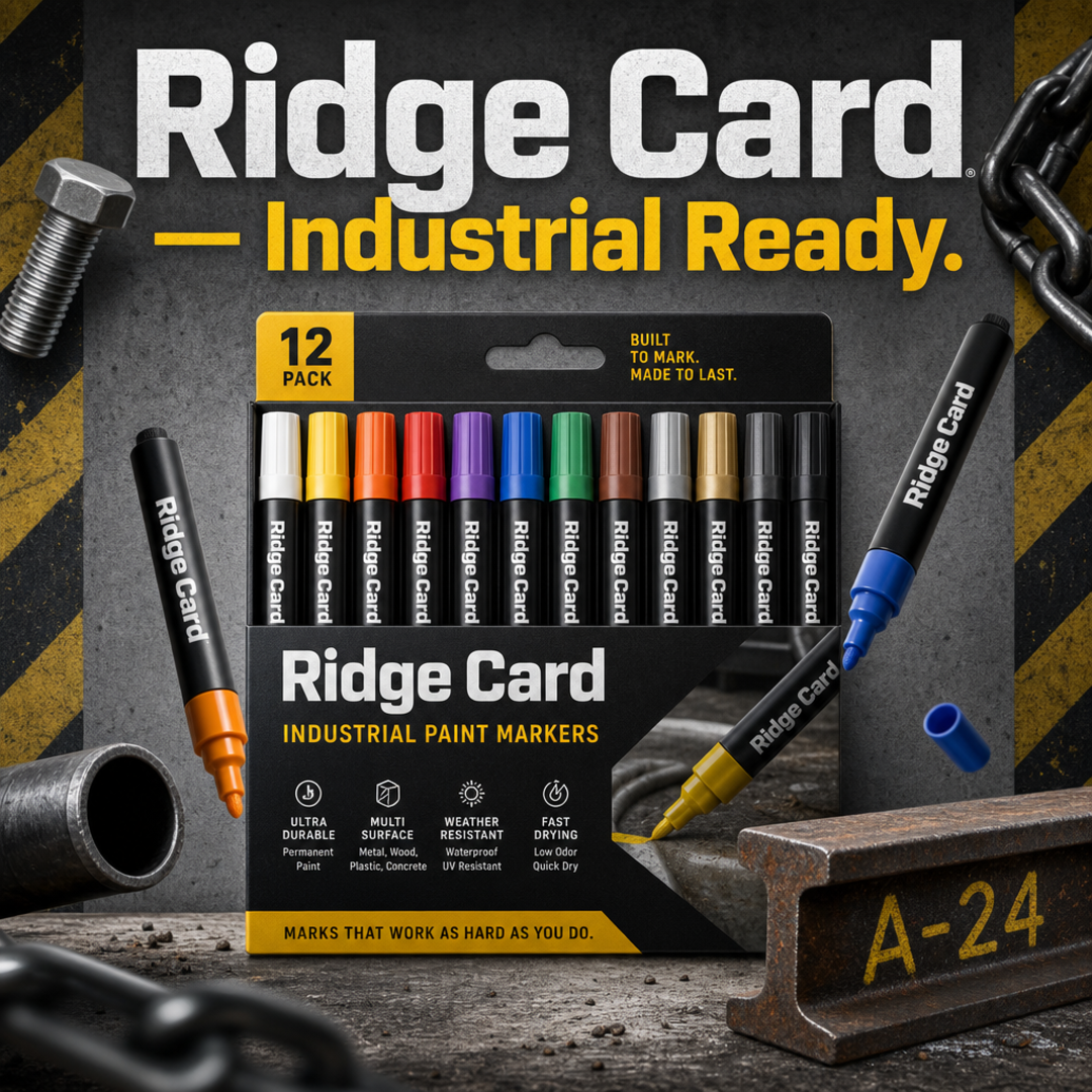 Ridge Card Industrial Paint Marker Multipack