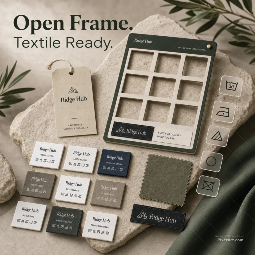 Open frame mockup
