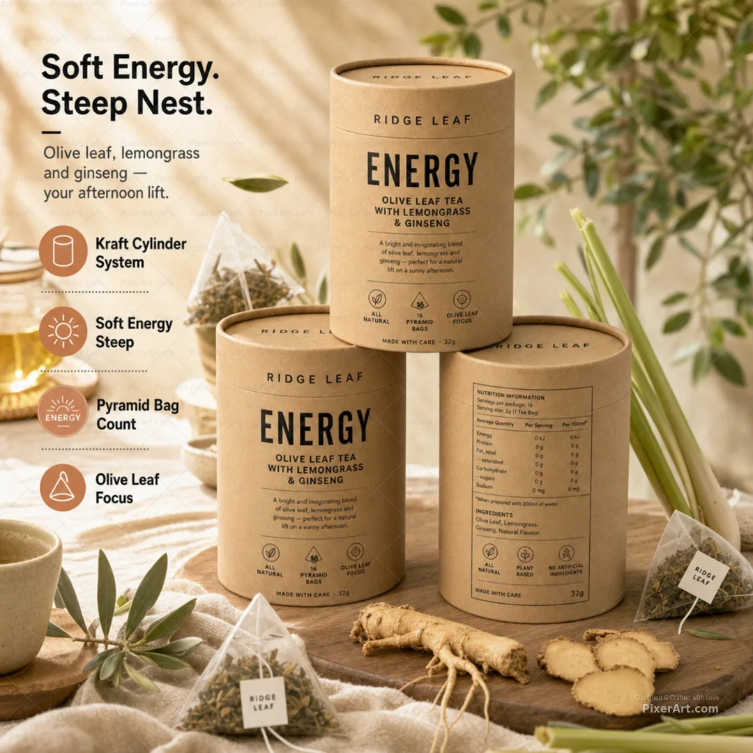 Ridge Leaf Energy Olive Tea