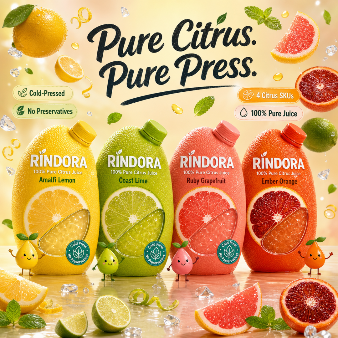 Rindora Dimple Zest Citrus Quartet