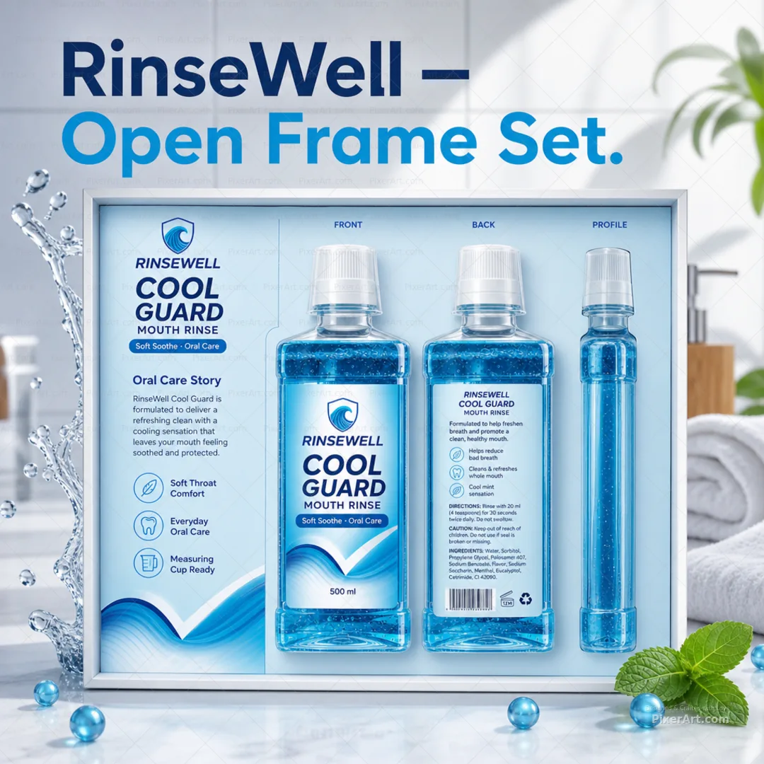 Open frame mockup