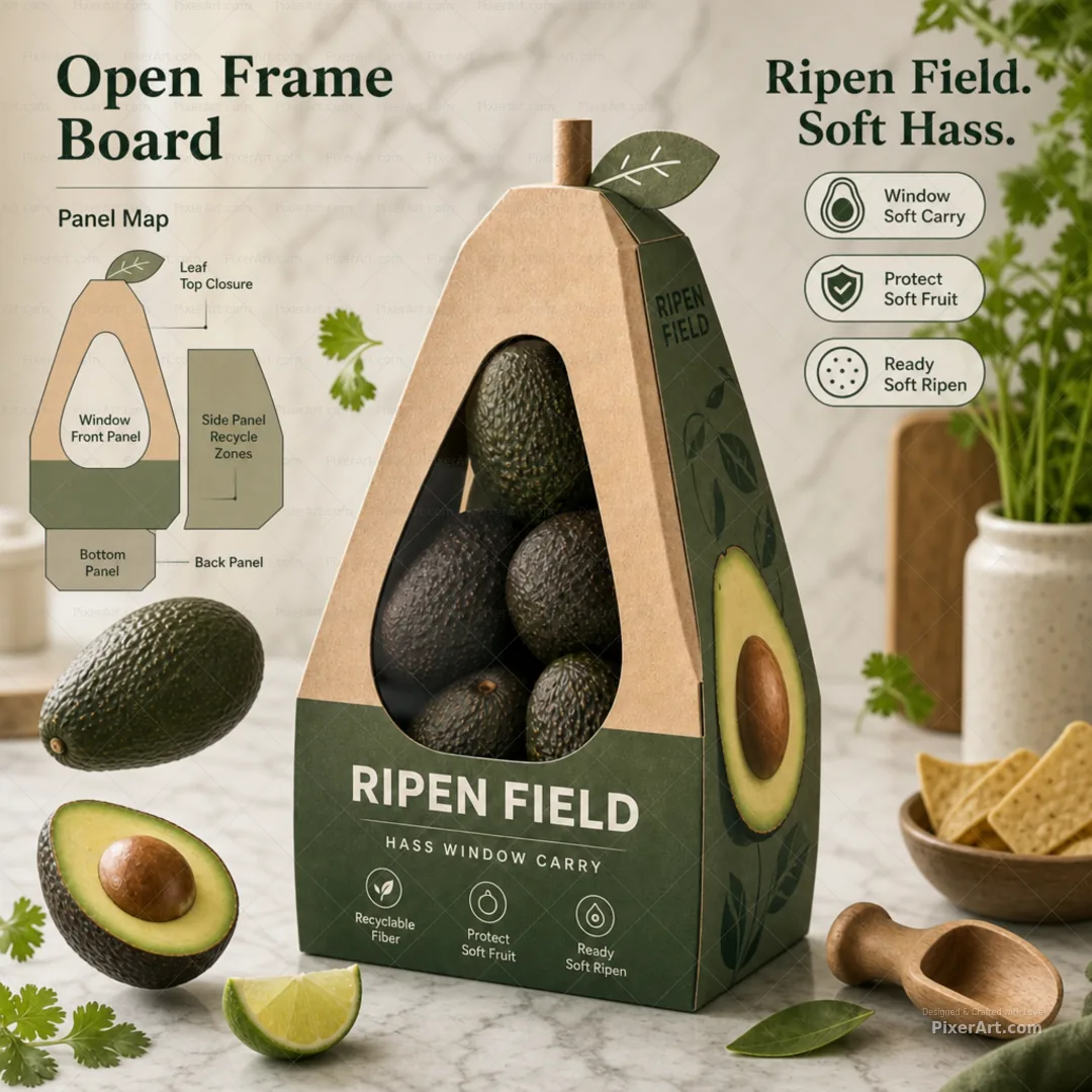 Open frame mockup