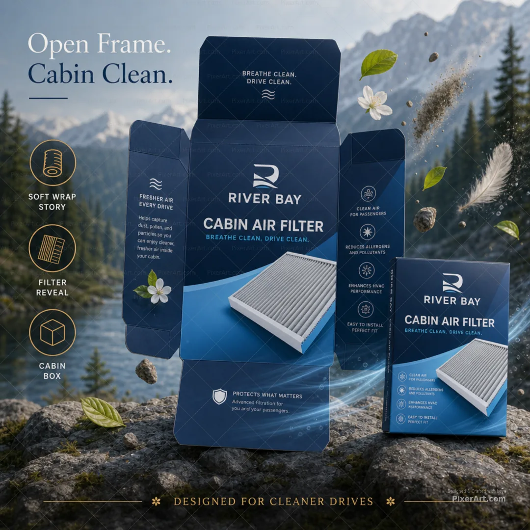 Open frame mockup