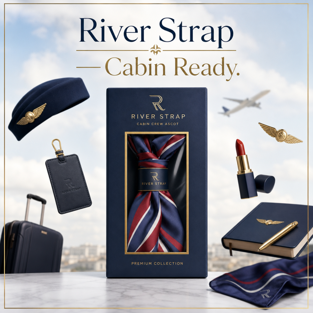 River Strap Cabin Crew Scarf / Ascot Branded Pack