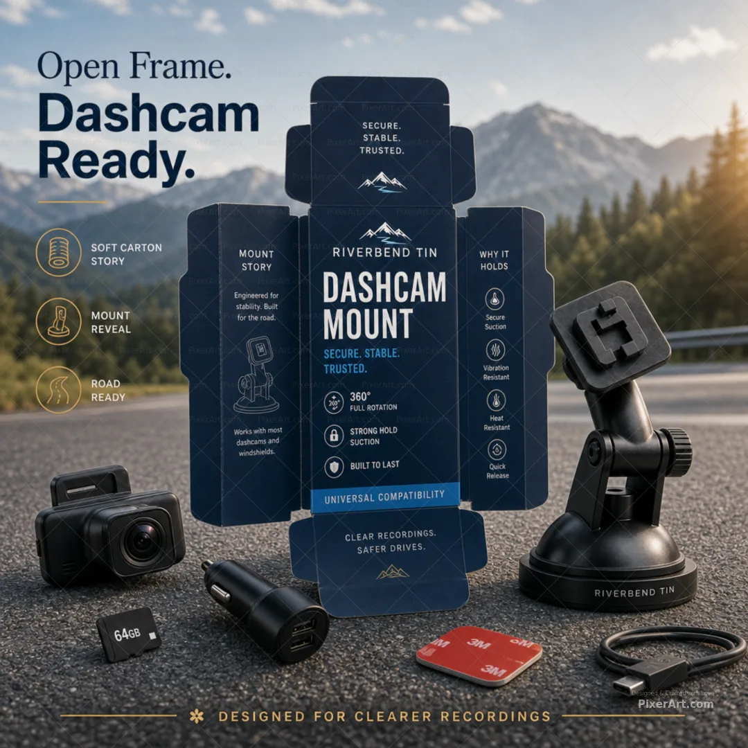 Open frame mockup