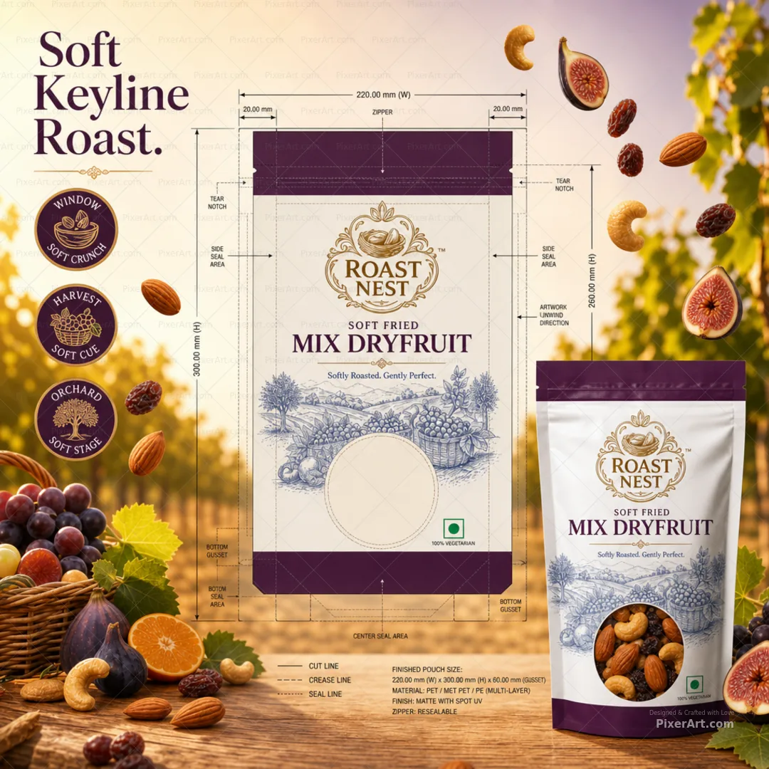 Roast Nest Fried Mix Dryfruit