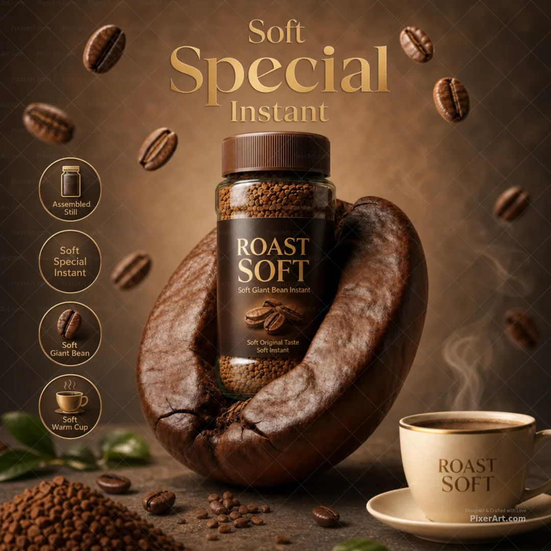 Roast Soft Giant Bean Instant