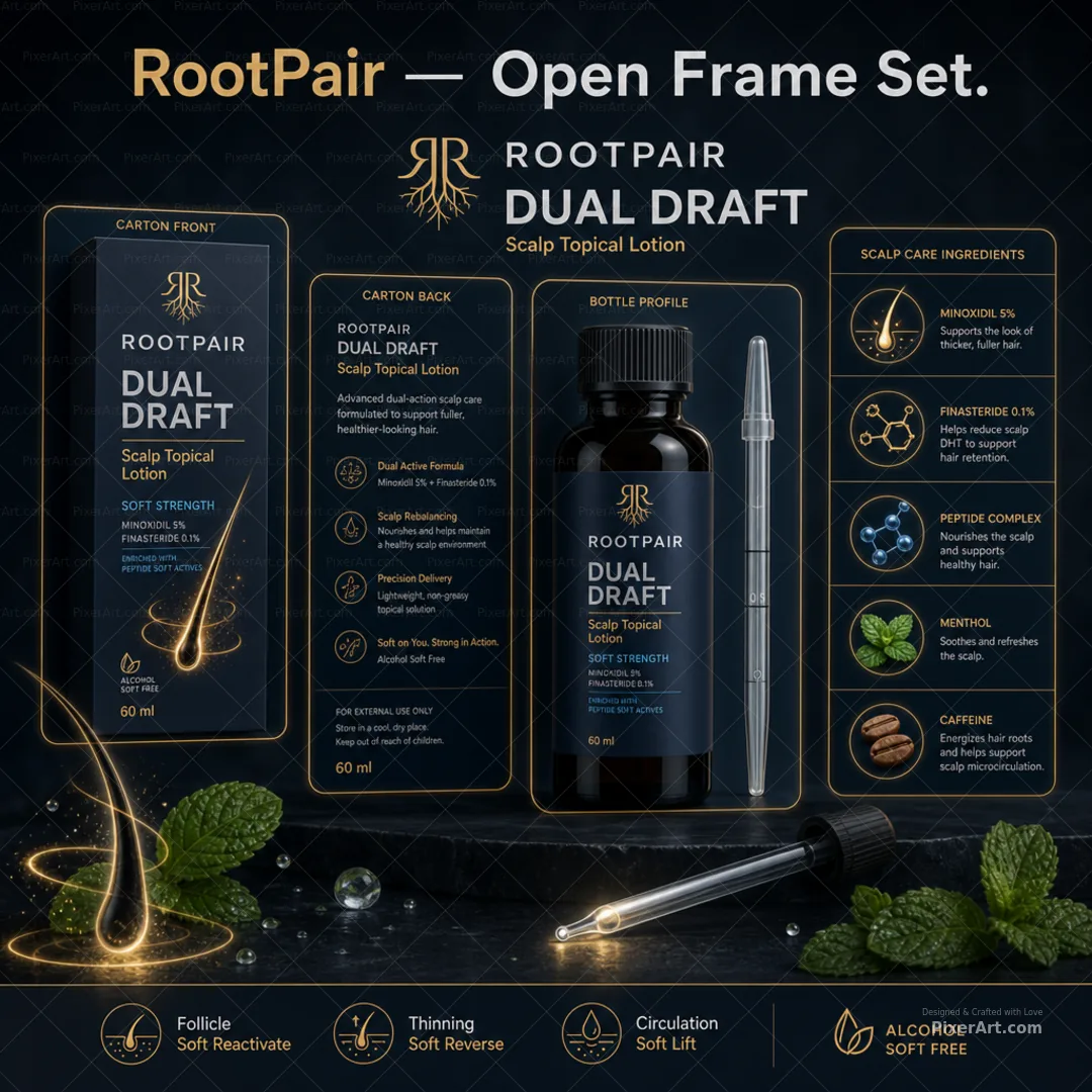 Open frame mockup