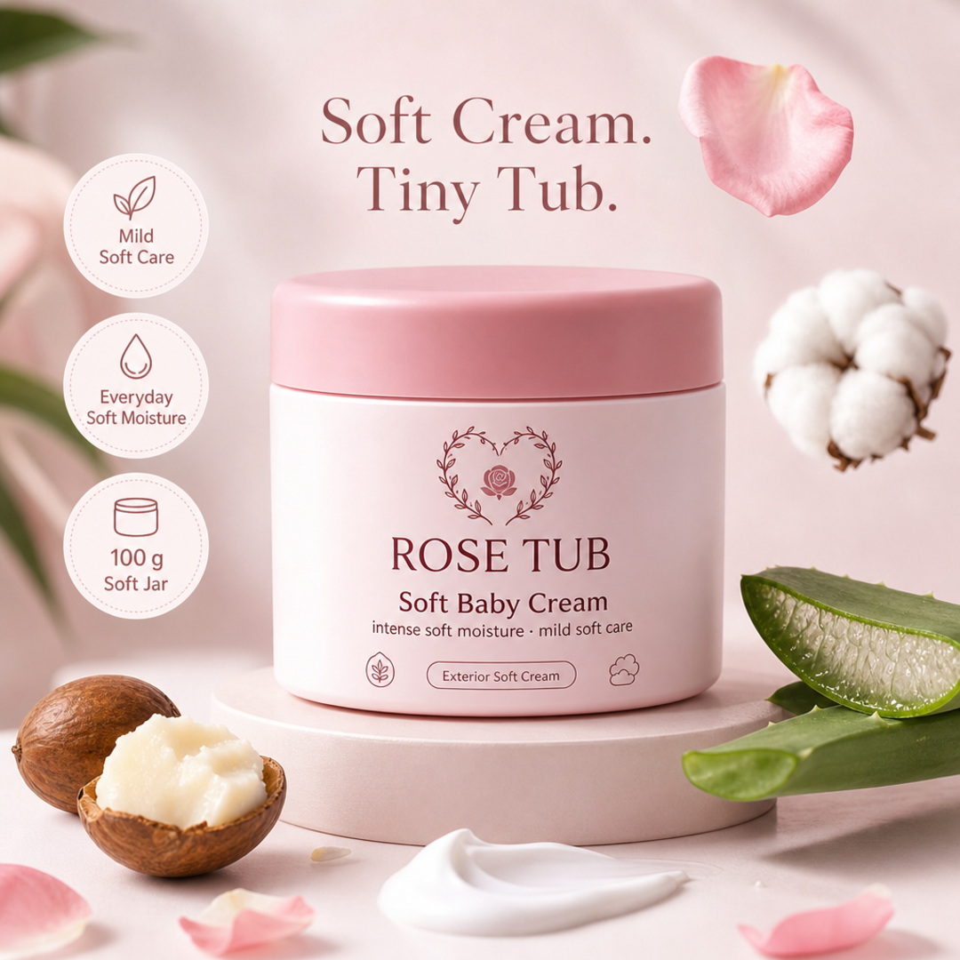 Rose Tub Soft Baby Cream
