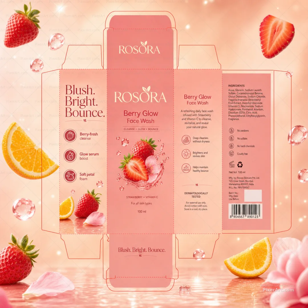 Rosora Berry Glow Face Wash