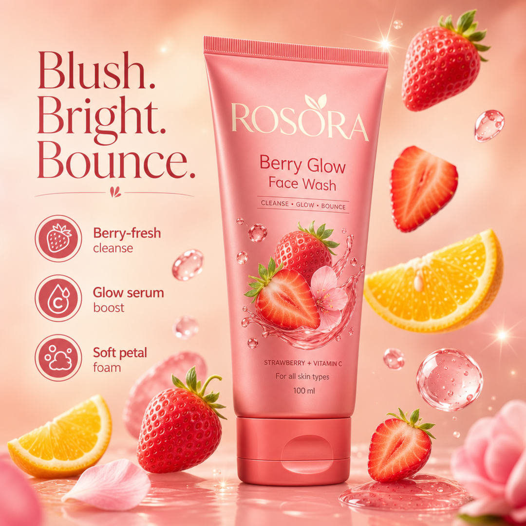 Rosora Berry Glow Face Wash