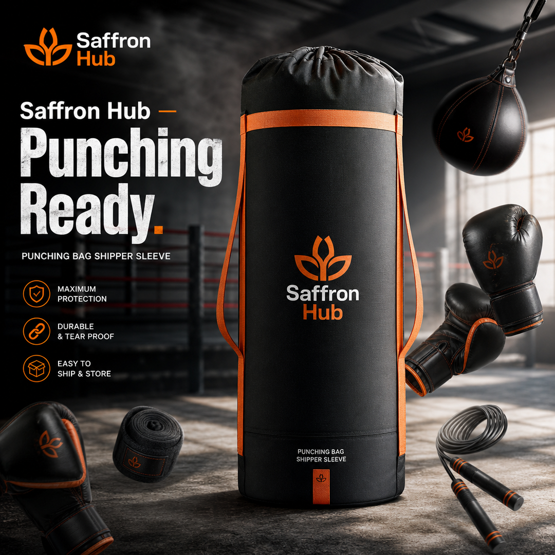 Saffron Hub Punching Bag Shipper Sleeve