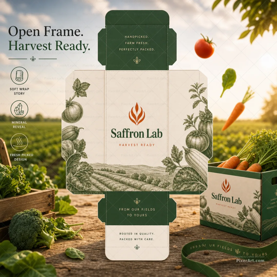 Open frame mockup