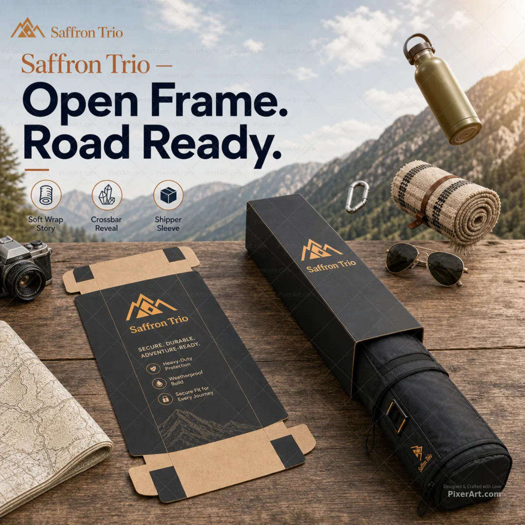 Open frame mockup