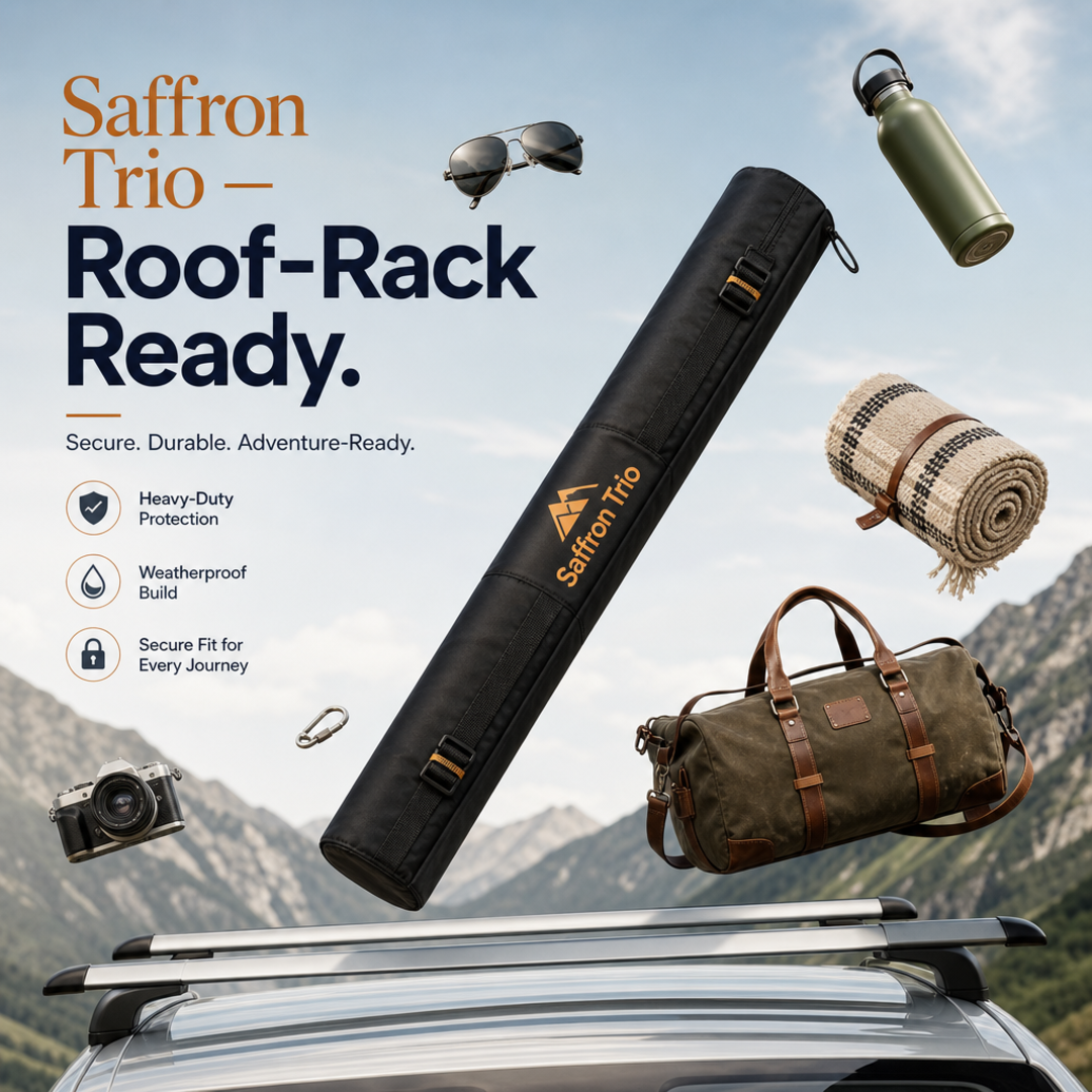 Saffron Trio Roof-Rack Crossbar Shipper Sleeve