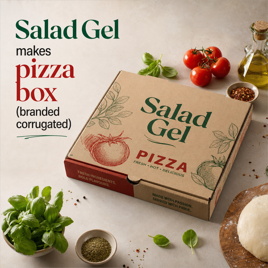 Salad Gel Pizza box