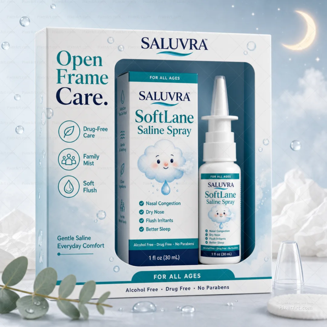Saluvra SoftLane Saline Spray