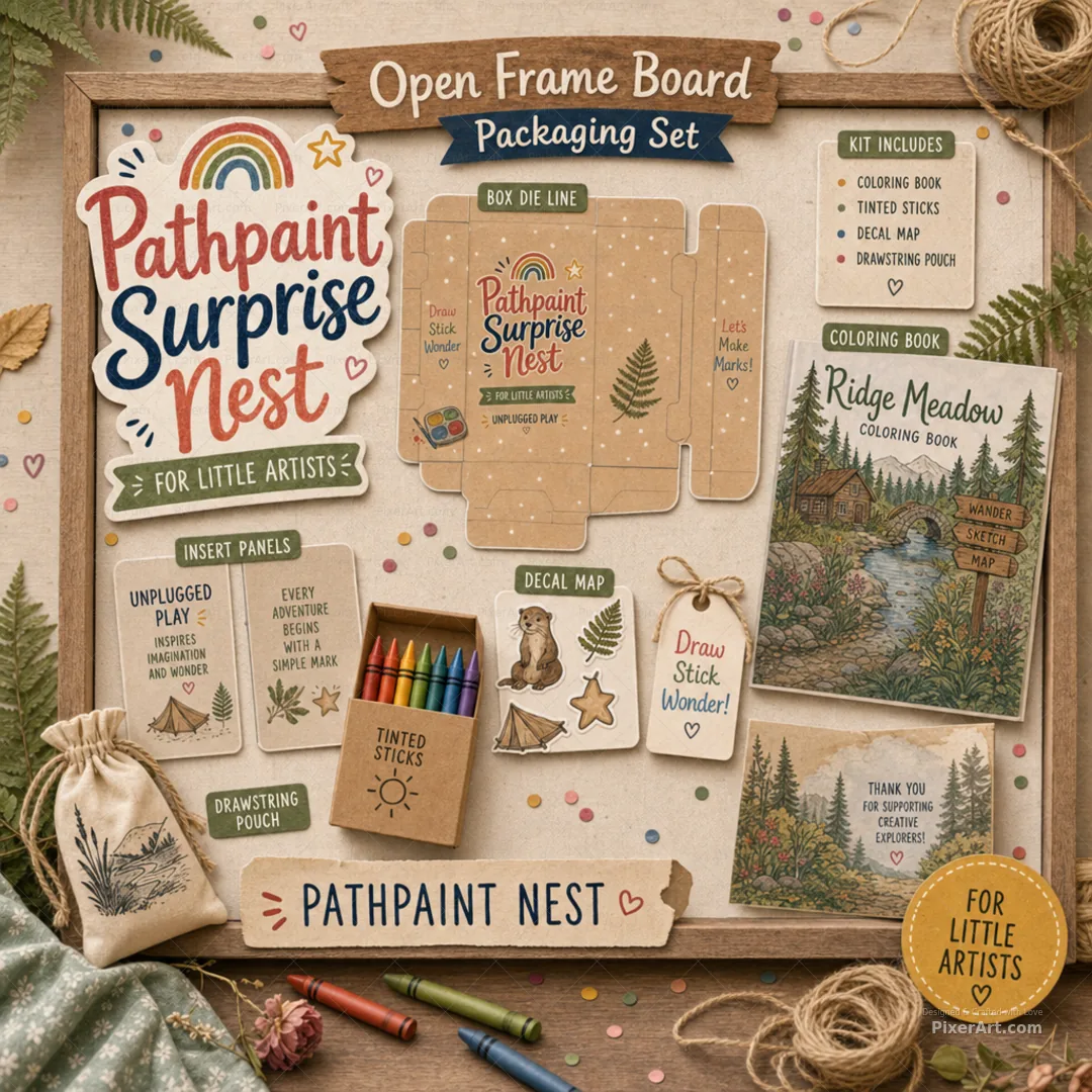 Open frame mockup