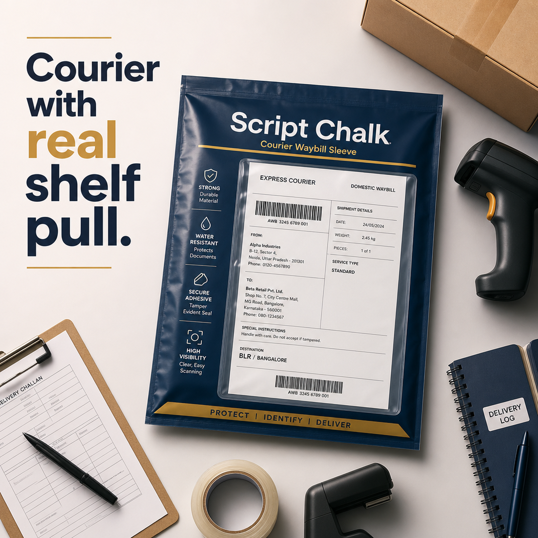 Script Chalk Courier