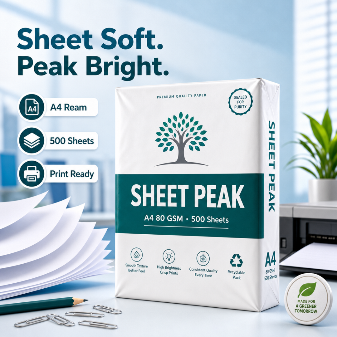 Sheet Peak A4 Paper Ream