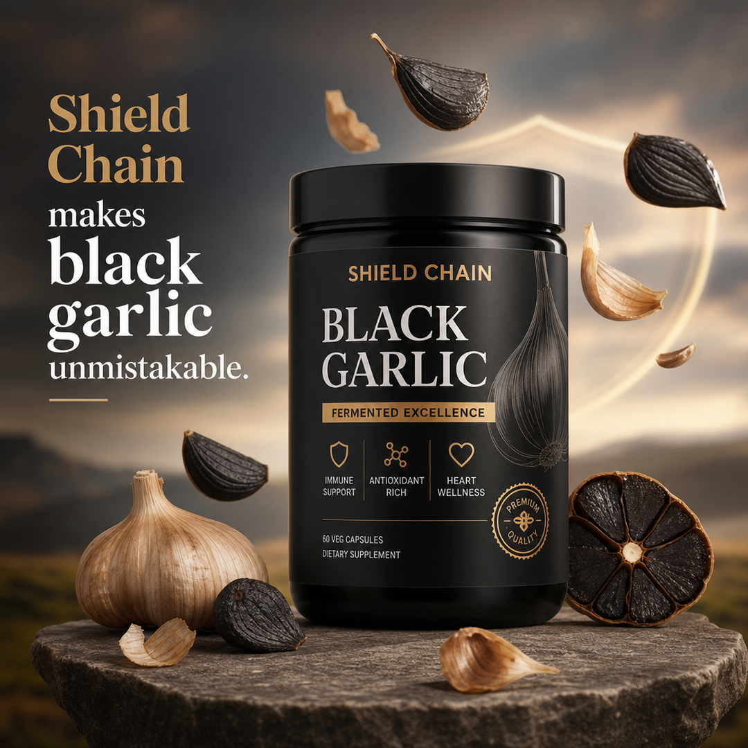 Shield Chain Black garlic