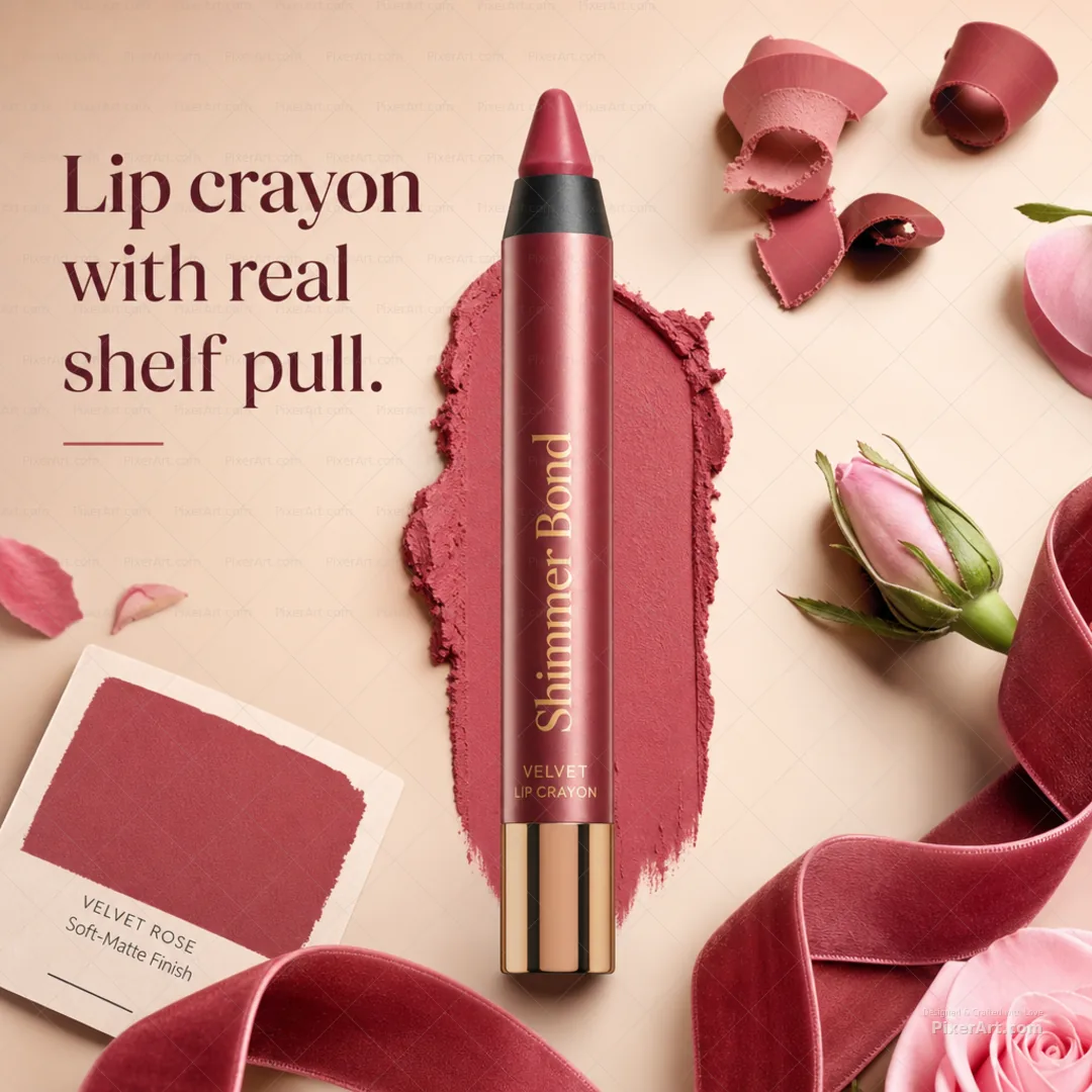 Shimmer Bond Lip crayon