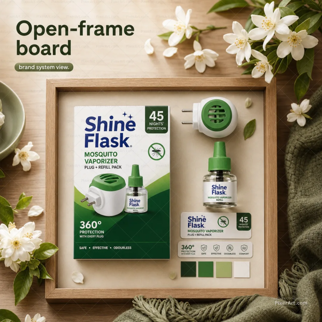 Open frame mockup