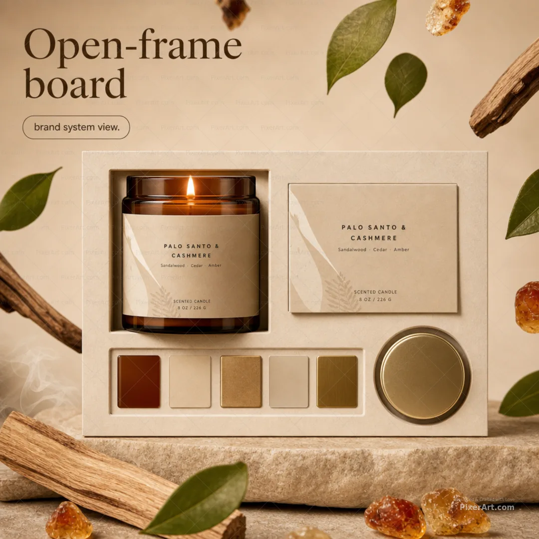 Open frame mockup