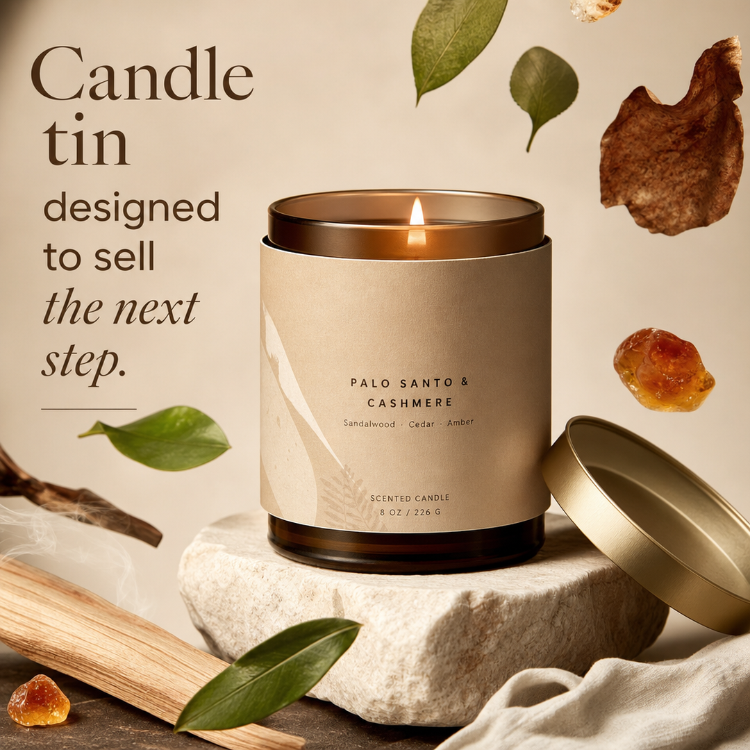 Shoe Tray Candle tin