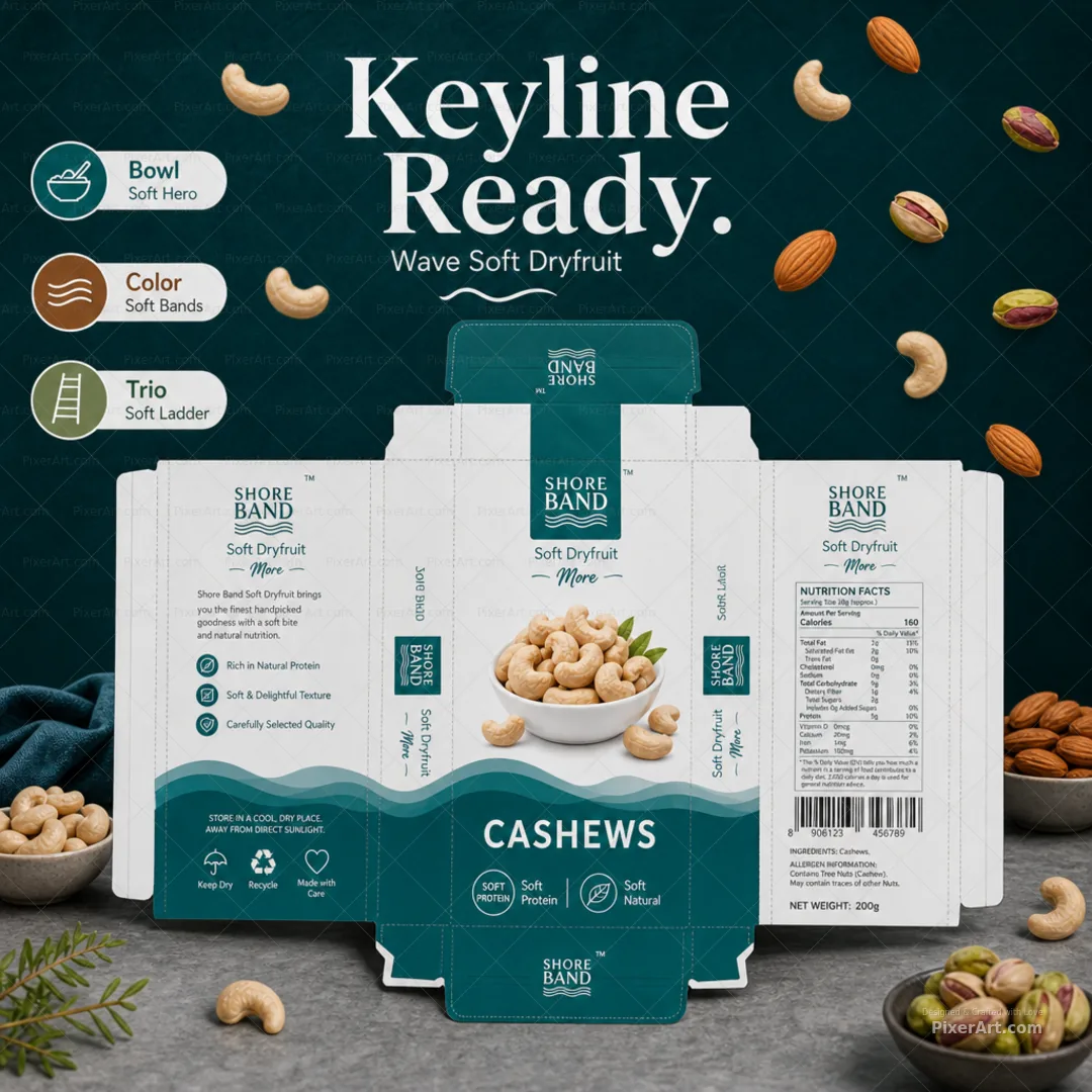 Shore Band Dryfruit Pouch Trio