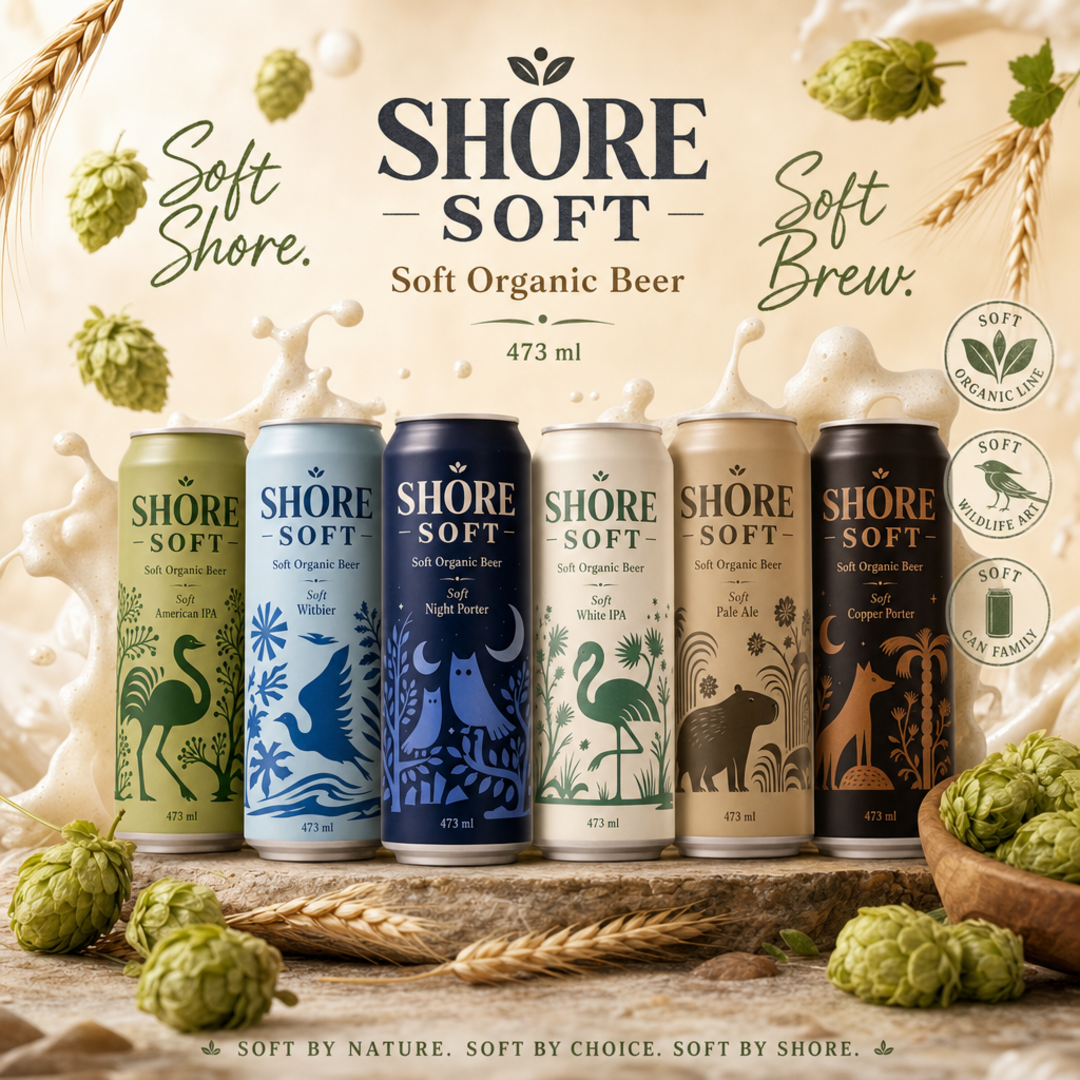 Shore Soft Organic Beer Cans