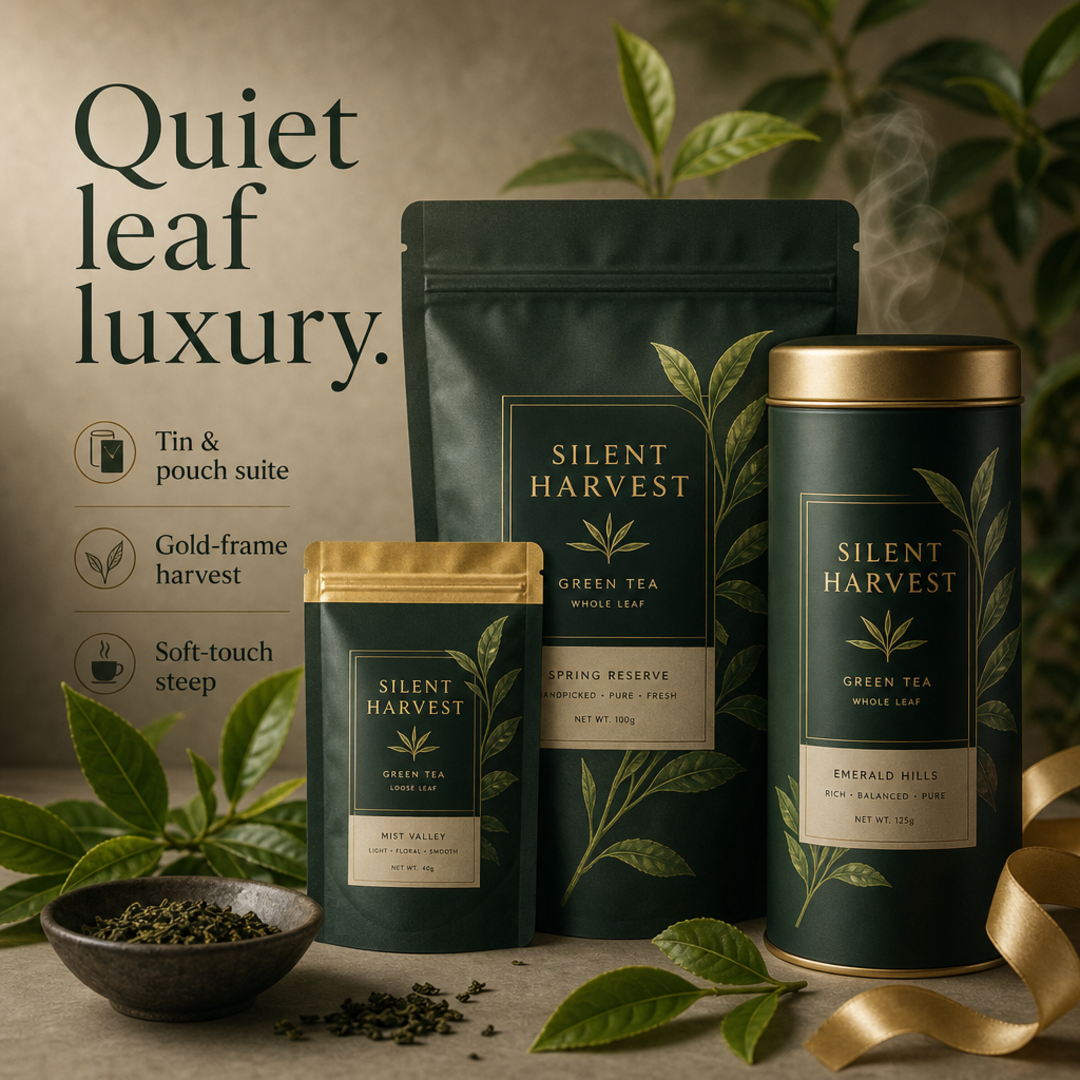 Silent Harvest Green Tea Set