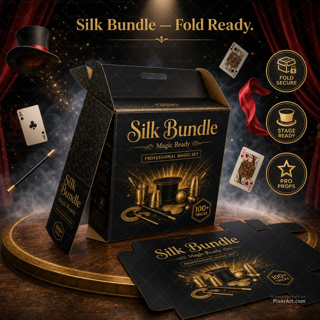 Silk Bundle Magic Set Suitcase Carton