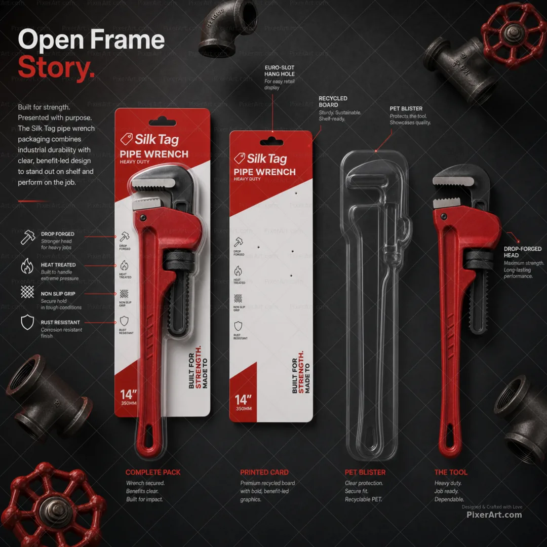 Open frame mockup