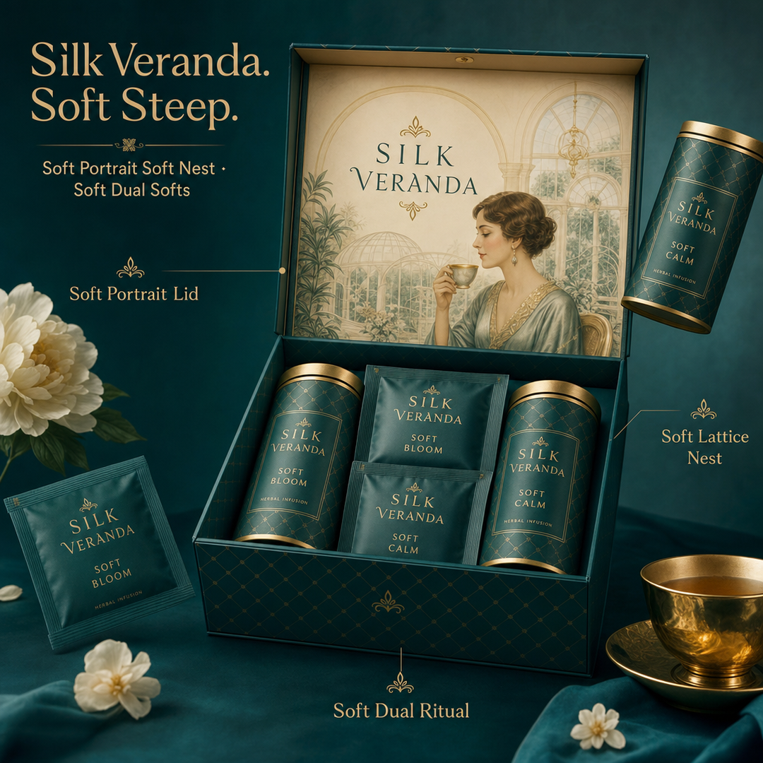 Silk Veranda Soft Portrait Tea Set