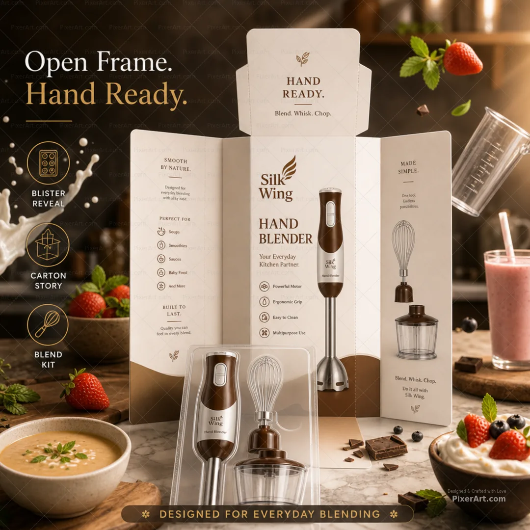Open frame mockup