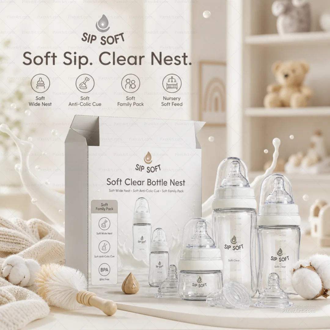 Sip Soft Clear Bottle Nest