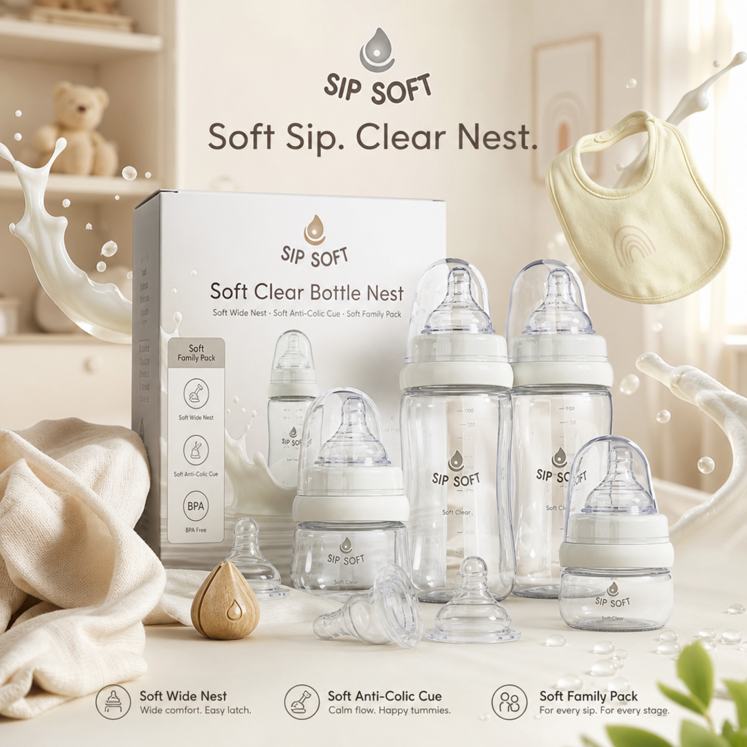 Sip Soft Clear Bottle Nest