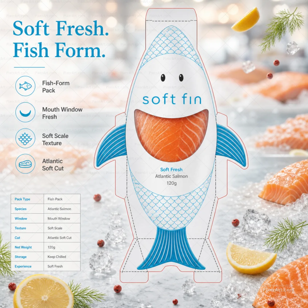 Soft Fin Salmon Form Pack