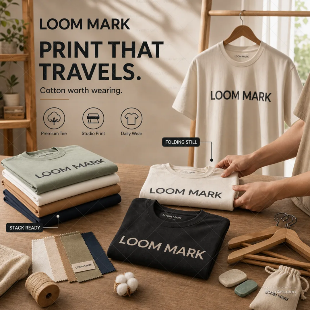 Loom Mark Printed Tee